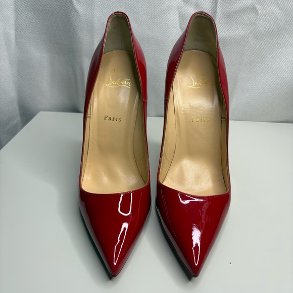 Christian Louboutin Red Patent Leather so Kate Heels 41.5 - Picture 3 of 7